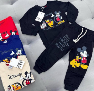 Костюм спортивный ZARA Mickey Mouse черный